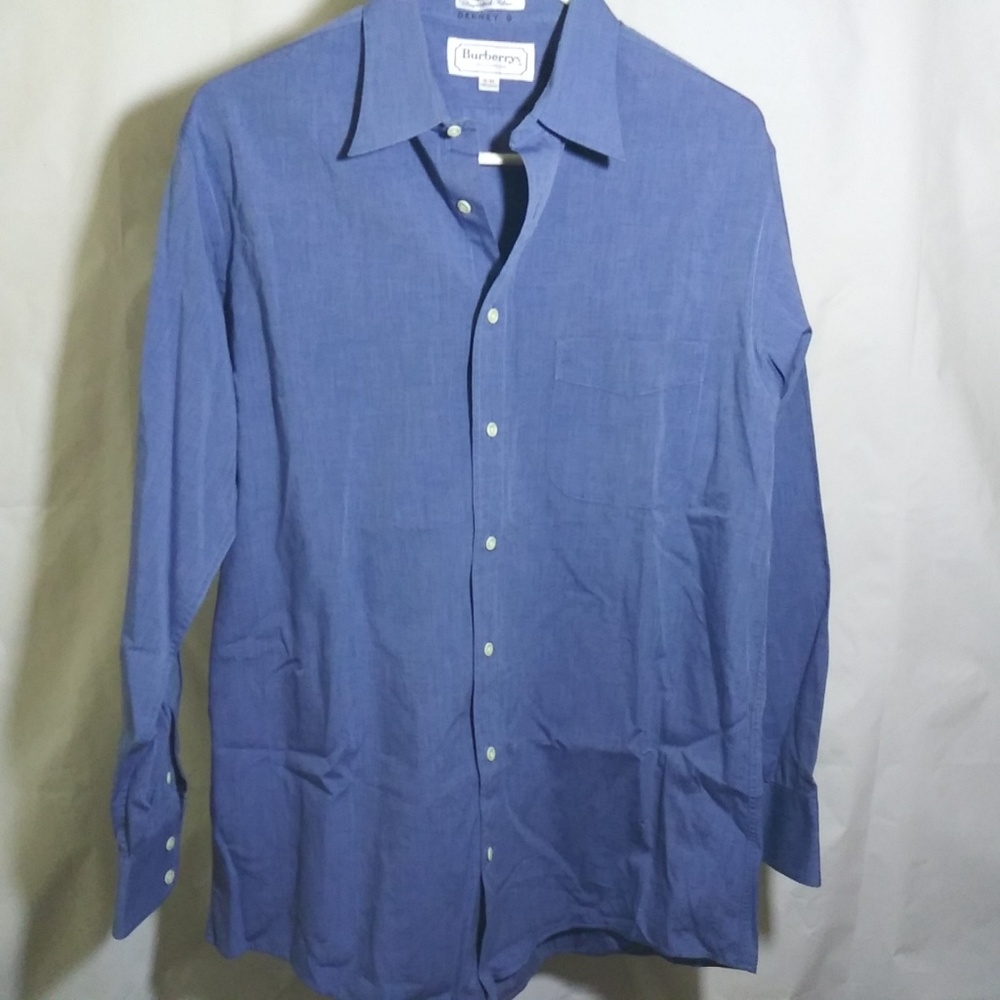 Burberry blue dress shirt